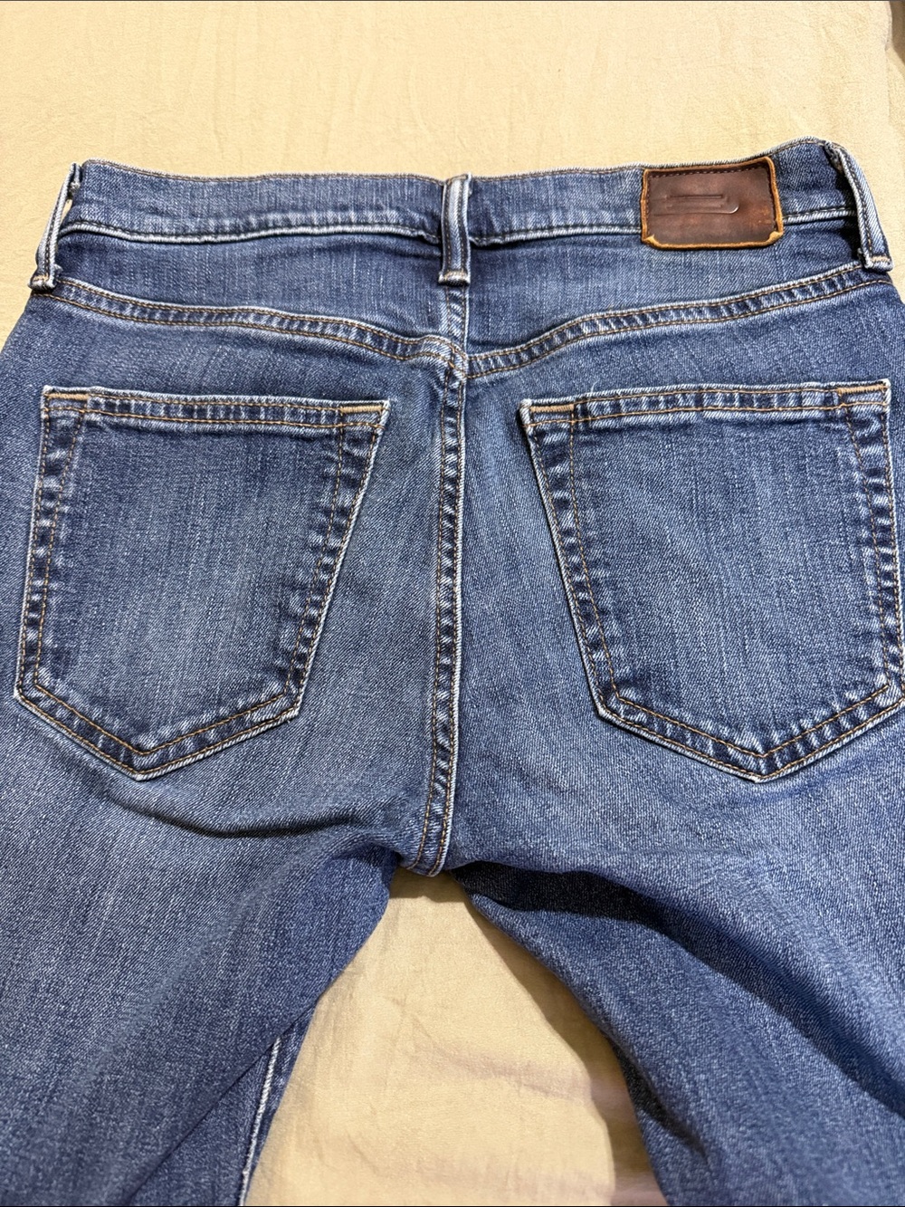 Classic Blue Abercrombie & Fitch Men’s Straight-Leg Jeans